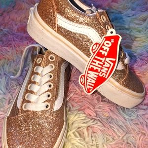 Vans glitter sparkle sneakers